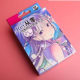 Bộ bài tú lơ khơ anime manga Re:Zero − Bắt đầu lại ở thế giới khác 54 ảnh khác nhau