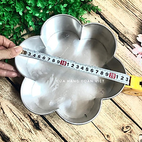 Mua Khuôn Nhôm Dày Nhiều Size - Làm Bánh Bông Lan   Gato....- Hình Bông Mai