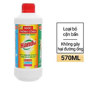 Nước thông tắc đường ống Hando 570ml Nội địa