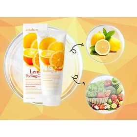 Gel tẩy da chết Arrahan Lemon White Peeling Gel 180ml