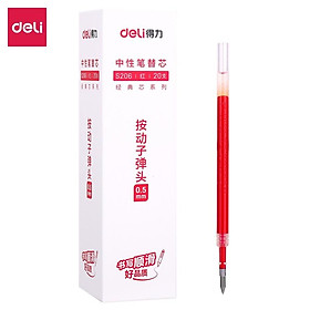 Bút Bi Nước Mực Gel Ngòi 0.5mm Deli - Thiết Kế Vỏ Trong Suốt Dành Cho Văn Phòng Học Sinh - S60-ST S101