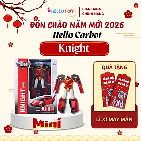 Đồ Chơi Mô Hình Lắp Ráp Xe Hơi Biến Hình HELLO CARBOT Mini Knight