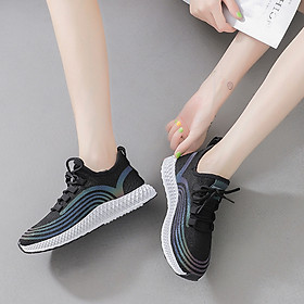 Giày Sneaker Nữ Vải Thanh Lịch, Năng Động Mix Đồ Xinh chuẩn Hàn Quốc FZ6616