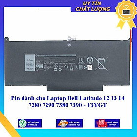 Pin dùng cho Laptop Dell Latitude 12 13 14 7280 7290 7380 7390 - F3YGT - Hàng Nhập Khẩu New Seal
