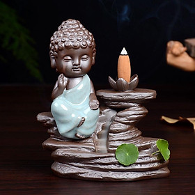 Mua Thác khói trầm hương phật tọa thiền tặng gói trầm