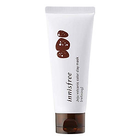 Mặt Nạ Rửa Đất Sét Làm Mịn Da Từ Đá Núi Lửa Đảo Jeju Innisfree Volcanic Color Clay Mask (White) (70ml)