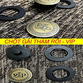 Khuy nút cố định thảm lót sàn ô tô 5D 6D loại vip dành cho xe hơi 5,7 chỗ 4 miếng giữ rối không bị xô lệch khi di chuyển