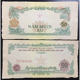 Mua Tiền Việt Nam Xưa 50 Xu 1963 Ủy Ban Mật Trận Giải Phóng Miền Nam Việt Nam  Hình Ngôi Sao  Tiền Xưa Sưu Tầm 
