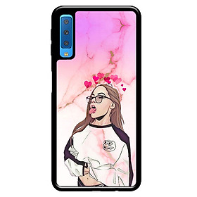 Ốp lưng cho Samsung Galaxy A7 2018 Girl 13 - Hàng chính hãng