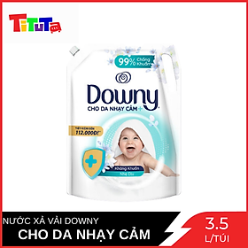 Nước Xả Vải Downy Mềm Mại Tinh Khiết (3.5L/ Túi)