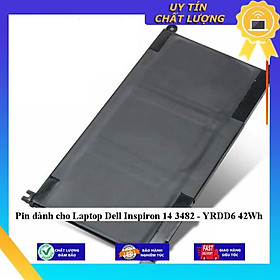 Pin dùng cho Laptop Dell Inspiron 14 3482 - YRDD6 42Wh - Hàng Nhập Khẩu New Seal