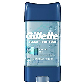 Lăn Khử Mùi Gillette Dạng Gel Arctic Ice Clear Gel 107g - Hàng USA - Actic Ice