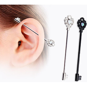 Bông tai unisex chiếc chìa khóa xỏ hai lỗ cực độc đáo, cá tính