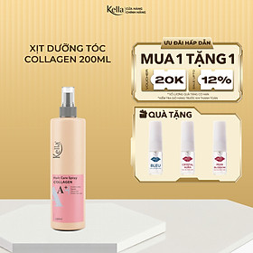 Xịt dưỡng tóc Collagen Kella A+ (Chai 200ml)
