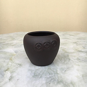 Mua Chậu bonsai Chum mini đất nung gốm Bát tràng 1 size BM-86