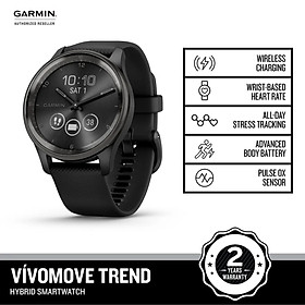 Đồng hồ thông minh Garmin vívomove Trend_Mới, hàng chính hãng