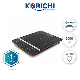 Mua Bếp điện từ mặt kính Korichi - KRC-3389 - 2000W - Tặng kèm 1 nồi - Hàng chính hãng