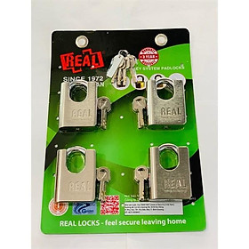 Bộ 4 khóa ổ khóa chống cắt REAL AC 65 chìa chủ Masterkey - MSOFT