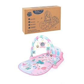 Thảm nằm chơi nhạc hình thú ngộ nghĩnh cho bé 9BABY