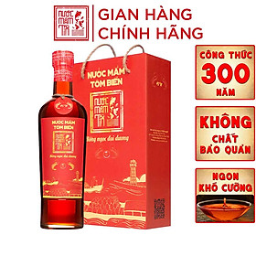 Đặc Sản Phan Thiết - Nước Mắm Tĩn Tôm Biển Độ Đạm 45N Tự Nhiên Chai 500Ml Hồng Ngọc Đại Dương Nước Mắm Nguyên Chất Truyền Thống Sạch Cốt Nhĩ Đặc Biệt Từ Tôm Biển Tươi Không Chất Bảo Quản.