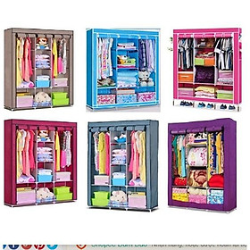 Tủ quần áo 3 buồng 8 ngăn cao cấp cấp