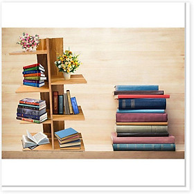 Kệ sách GỖ HÌNH VUÔNG có ảnh thật - gỗ MDF