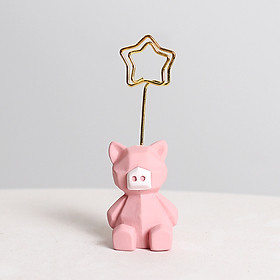 Kẹp ảnh trang trí mini hình Animal cute 3x8,2cm