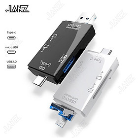 Đầu Đọc Thẻ Nhớ OTG Micro USB/Type-C/SD/TF Card/USB2.0