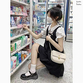 TOBE1SHOP Sen sữa ngọt ngào phong cách thiếu nữ nghệ thuật sinh tiên sữa fufu người đàn ông nhỏ màu cam trà nghỉ cao cấp váy