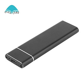 Vỏ ổ cứng chuyển đổi M.2 NGFF USB3.1 Type-C 2230/2260/2280 (Đen)