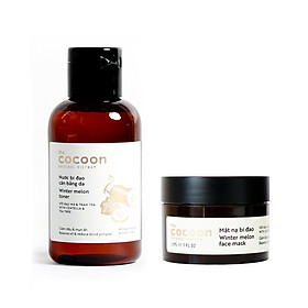 Combo Nước cân bằng da cocoon 140ml + Mặt nạ bí đao cocoon 30ml