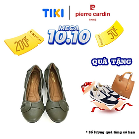 Giày Búp Bê Pierre Cardin - PCWFWLB020GRE màu xanh