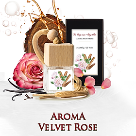 Aroma Velvet Rose - Tinh dầu treo khuếch tán thiên nhiên Pháp 10ml