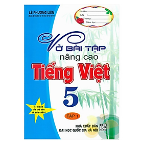 Sách - Vở Bài Tập Nâng Cao Tiếng Việt 5 (Tập 1)