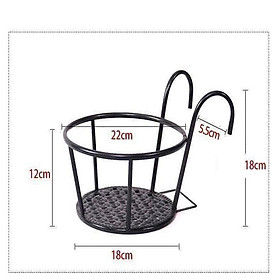 Mua Giá kim Loại Để Chậu Hoa  Cây Cảnh Mini Có Móc Treo Ban Công Tiện Lợi