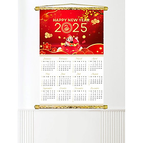 Mua Tranh liễn tết 2025  chủ đề lịch 12 tháng  nhận in thiết kế theo yêu cầu tỷ lệ 3:4  chất liệu in vải dày cao cấp