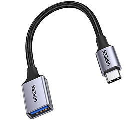 Mua 10cm bộ chuyển USB type C ra USB 3.0 OTG màu xám Ugreen 378C70889TYCUS - Hàng chính hãng
