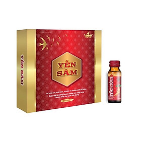 Yến sâmKingphar , hộp 10 chai x 30ml, dành cho người tiểu đường