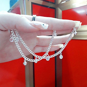 Lắc tay bạc đính đá cho bé YN JEWELRY