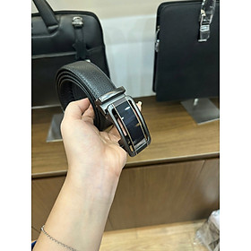 Thắt Lưng Da Nam Chính Hãng GENCE LG50 Chất Liệu Da Bò Cao Cấp Màu Đen