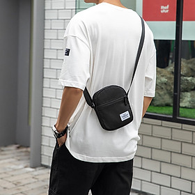Túi Đeo Chéo Basic Messenger mini bag thời trang nam nữ unisex phong cách nhật bản đơn giản năng động dáng đứng chất vải dệt kim cao cấp chống nhăn chống xù nhỏ gọn tiện lợi đi chơi đi du lịch