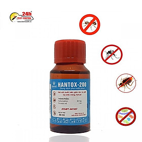 HANTOX 200 loại 50ml Diệt côn trùng , muỗi, gián, kiến, ruồi, bọ chét...