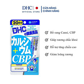 Viên uống Bổ sung Canxi DHC Calcium + CBP 90 Ngày (360v/gói)