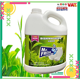 Nước rửa chén mr.fresh 4,2l hàn quốc hương trà xanh