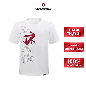 Áo thun Victorinox Brand Collection Tinker Graphic Tee - White - Size