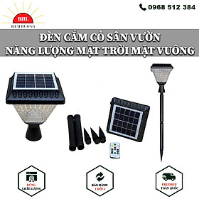 Mua ĐÈN NĂNG LƯỢNG SÂN VƯỜN -  MẶT VUÔNG V1