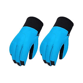 Winter Warm Gloves Windproof Touch Screen Waterproof Lightweight Snowboard Gloves Soft Ski Gloves for Cold Weather Skiing Bike Cycling Work