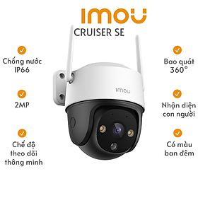 Camera IP WiFi Fullcolor quay quét ngoài trời Imou Cruiser SE 2MP IPC-S21FP hàng chính hãng