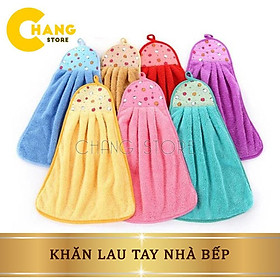 Mua Khăn lau tay nhà bếp đa năng  dày dặn  siêu thấm có móc treo