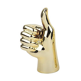 Hand Gesture Statue Creative Hand Sculpture for Home Table Centerpiece Decor - Thumbs Up